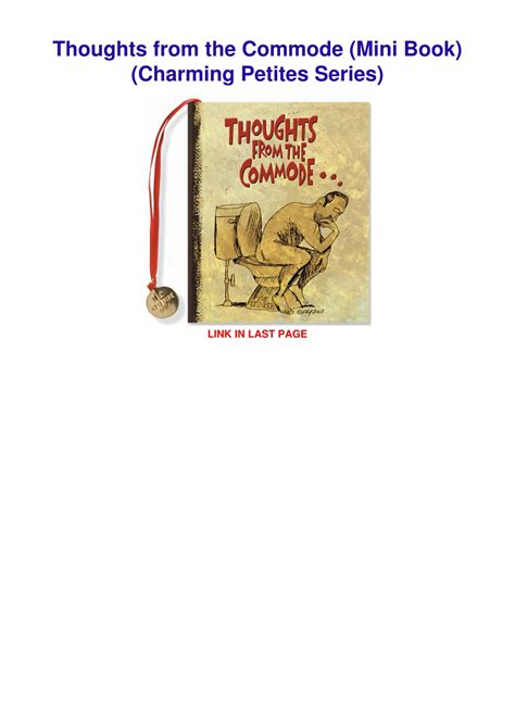 Thoughts from the Commode Mini Book Charming Petites Series Kindle Editon