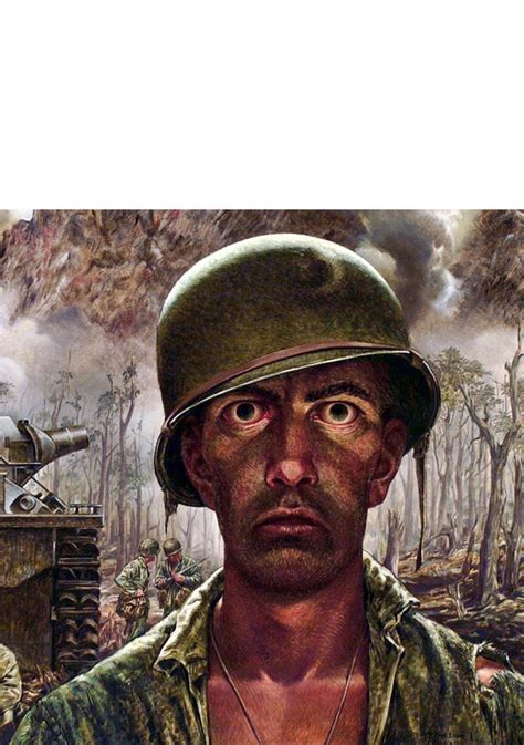 Thousand Yard Stare Template