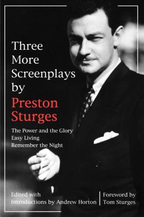 Three More Screenplays by Preston Sturges Doc