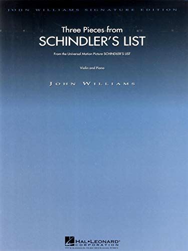 Three Pieces from Schindler s List Violin and Piano John Williams Signature Edition String Kindle Editon