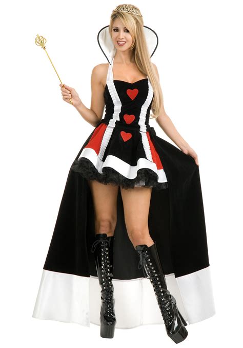 Thrive in the Enchanting Embrace of the Red Queen of Hearts Costume