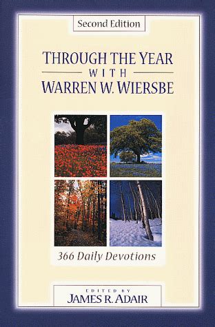 Through the Year With Warren W Wiersbe 366 Daily Devotions PDF
