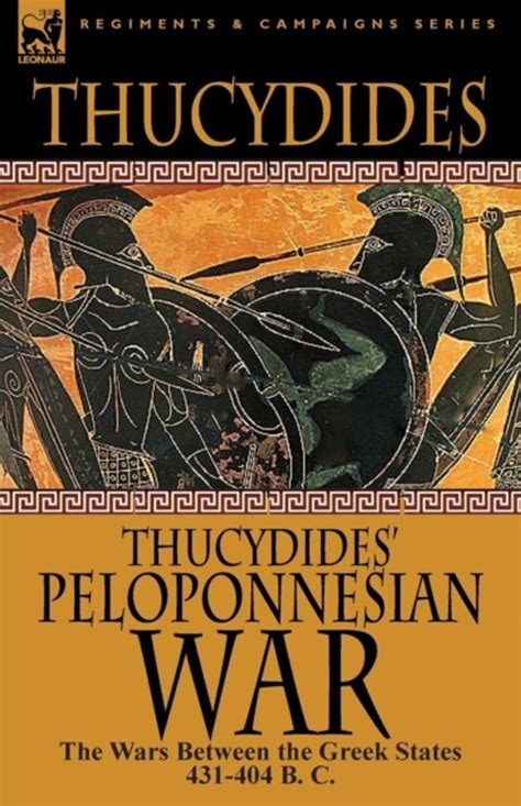Thucydides The War of the Peloponnesians and the Athenians Cambridge Texts in the History of Political Thought Doc