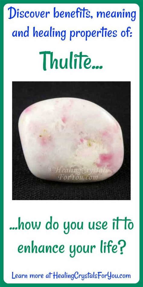 Thulite: A Mystical Stone with Versatile Powers