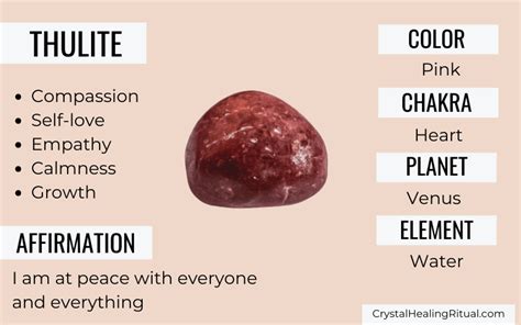 Thulite Crystal: Unveil the Hidden Gem for Energy Healing and Manifestation