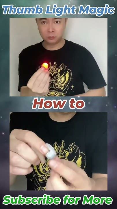 Thumb Light Magic Trick: Ignite Your Inner Magician