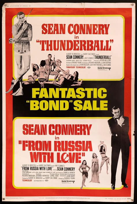 Thunderball and From Russia With Love Movie Pressbook Doc