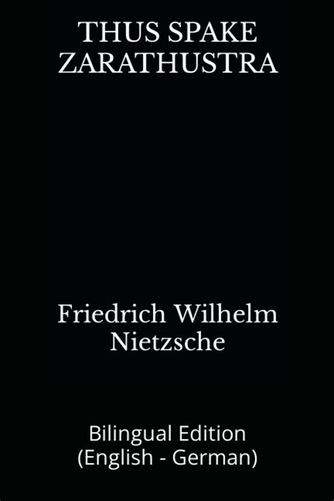Thus Spoke Zarathustra Bilingual Edition English German English and German Edition Epub