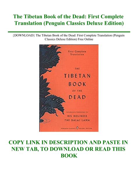 Tibetan Book Dead Complete Translation Doc