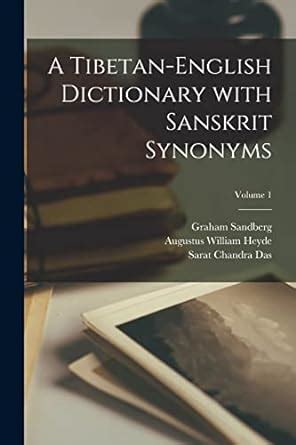 Tibetan-Sanskrit Dictionary Vol. 1 1st Edition Doc