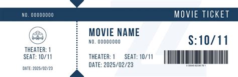 Ticket Template Canva