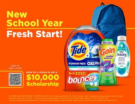 Tide Gain and Downy Scholarship: Empowering Students with Financial Aid