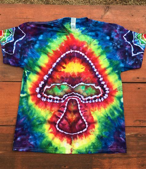 Tie Dye Mushroom Shirt: A Symbiotic Fusion of Art and Nature