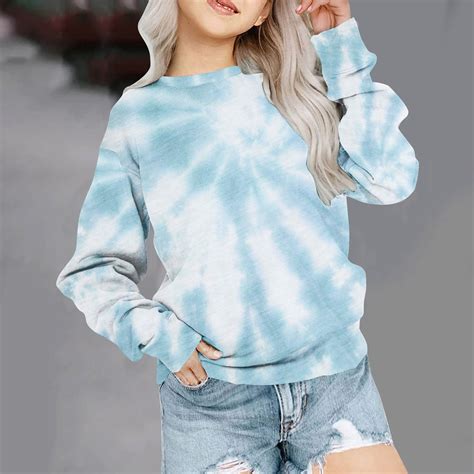 Tie Dye Pullover Sweatshirts for Everyday Wear: