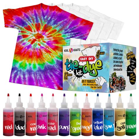 Tie-Dye Shirt Kits: A Rainbow of Possibilities for Artists of All Ages