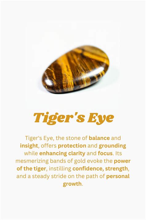 Tiger's Eye Gemstone: A Radiant Stone for Protection, Power, and Healing