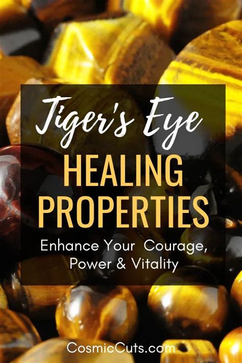 Tiger's Eye Properties: Unraveling the Golden Ray of Courage and Prosperity