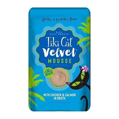 Tiki Cat Velvet Mousse 雞肉餐點：寵愛毛寶貝的美味饗宴