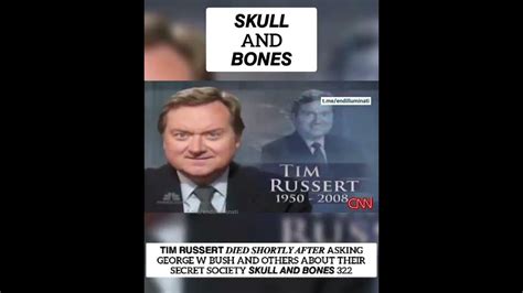 Tim Russert: Skull and Bones Member and Media Icon