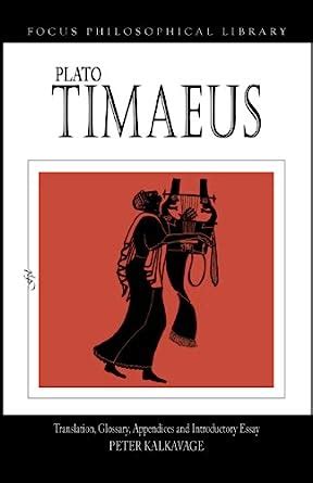 Timaeus The Focus Philosophical Library Doc