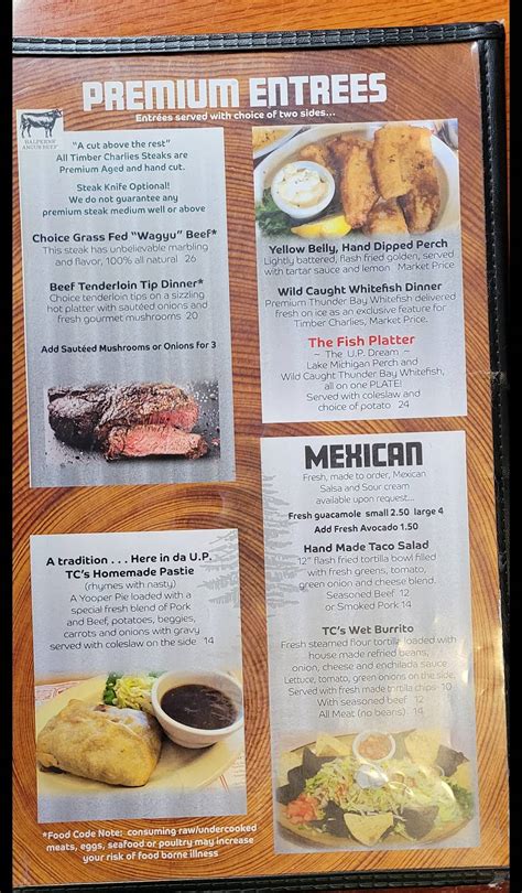 Timber Charlie's Food & Spirit: A Culinary Gem in the Heart of the Wilderness