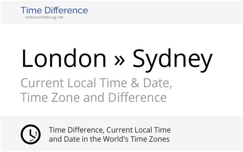 Time Difference: London Time to SGT