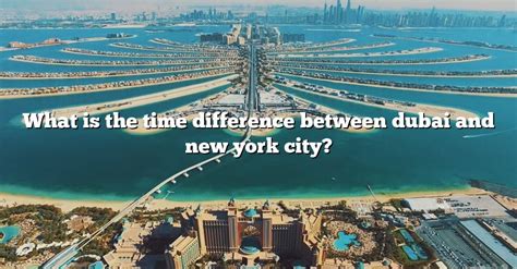 Time Difference Between Dubai and New York City