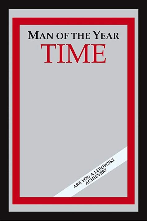 Time Man Of The Year Template