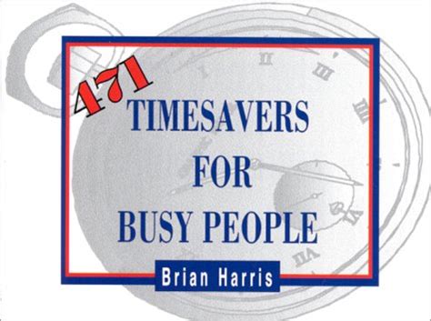 Time Savers for Busy People PDF