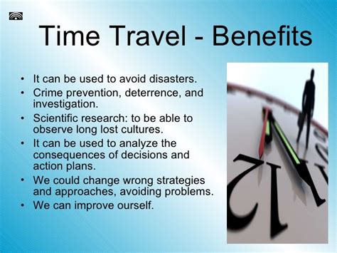 Time Travel Benefits