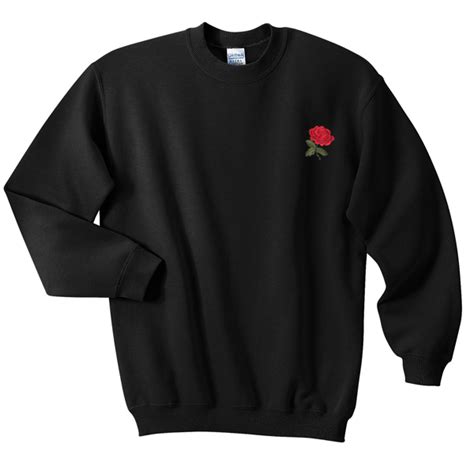 Timeless Style: Unraveling the Versatility of the White Rose Black Sweatshirt