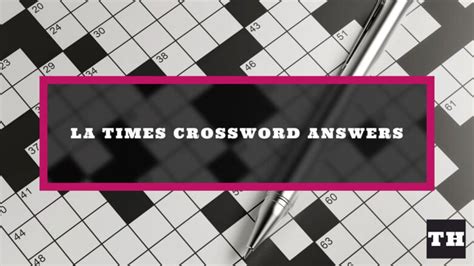 Times Crossword Answers Today Doc