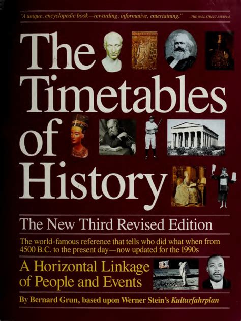 Timetables Of History Pdf Kindle Editon