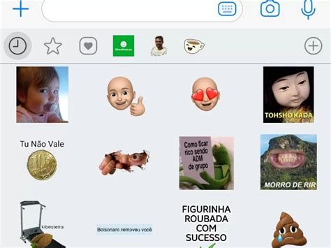 Tipos de Figurinhas do WhatsApp