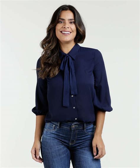 Tipos de camisas femininas casuais