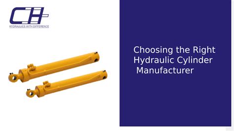 Tips for Choosing a KYC Hydraulic Cylinder Manufacturer