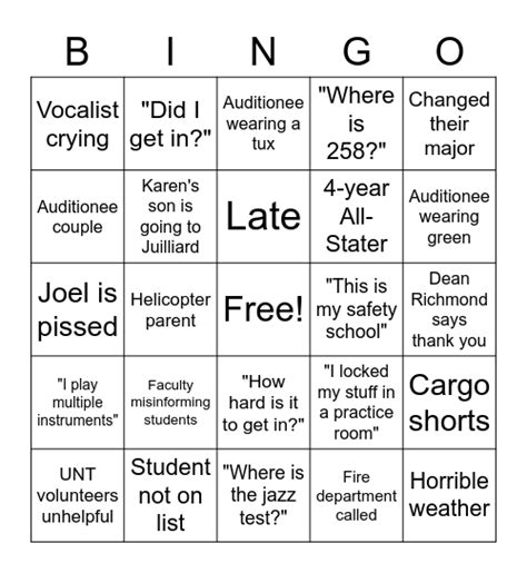 Tired of Drab Auditions? Liven Things Up with Audition Bingo!