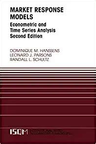 Title Market Response Models Econometric and Time Series Analysis 2nd Edition Reader