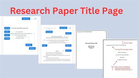 Title Page Research Paper in 350 Words or Less: A 10,000-Character Guide