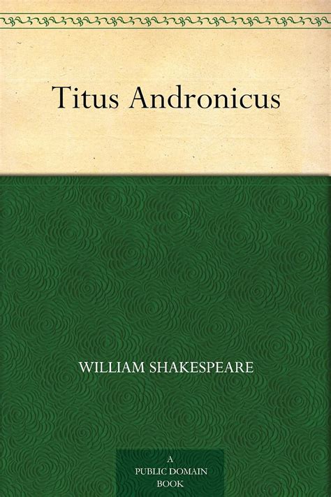 Titus Andronicus French Edition Kindle Editon