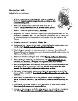 To Build A Fire Study Guide Answers PDF