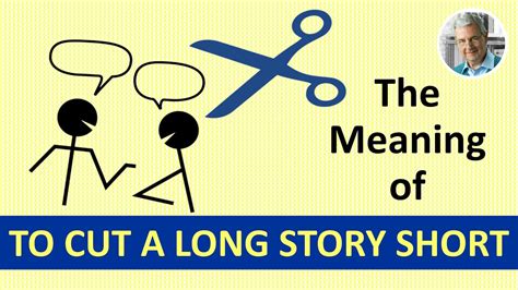 To Cut a Long Story Short Kindle Editon