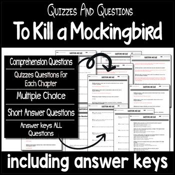 To Kill A Mockingbird Comprehension Questions Answer Key Doc