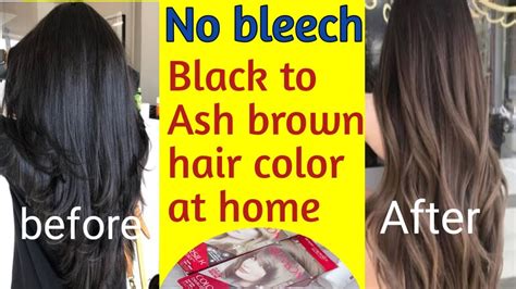 To get ash brunette hair at home, you will need the following supplies: