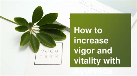 To improve growth and vigor: