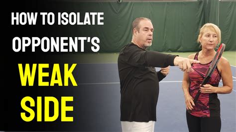 To isolate an opponent: