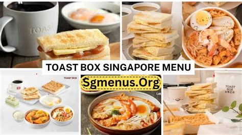 Toast Box Menu Singapore: A Comprehensive Guide to the Popular Kopitiam Chain