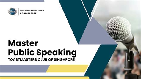 Toastmasters Singapore: Embark on a Journey of Public Speaking Excellence