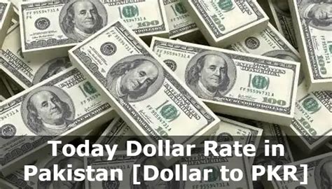 Today's Dollar Rate in Pakistan