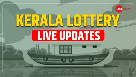 Today's Kerala Lottery Results